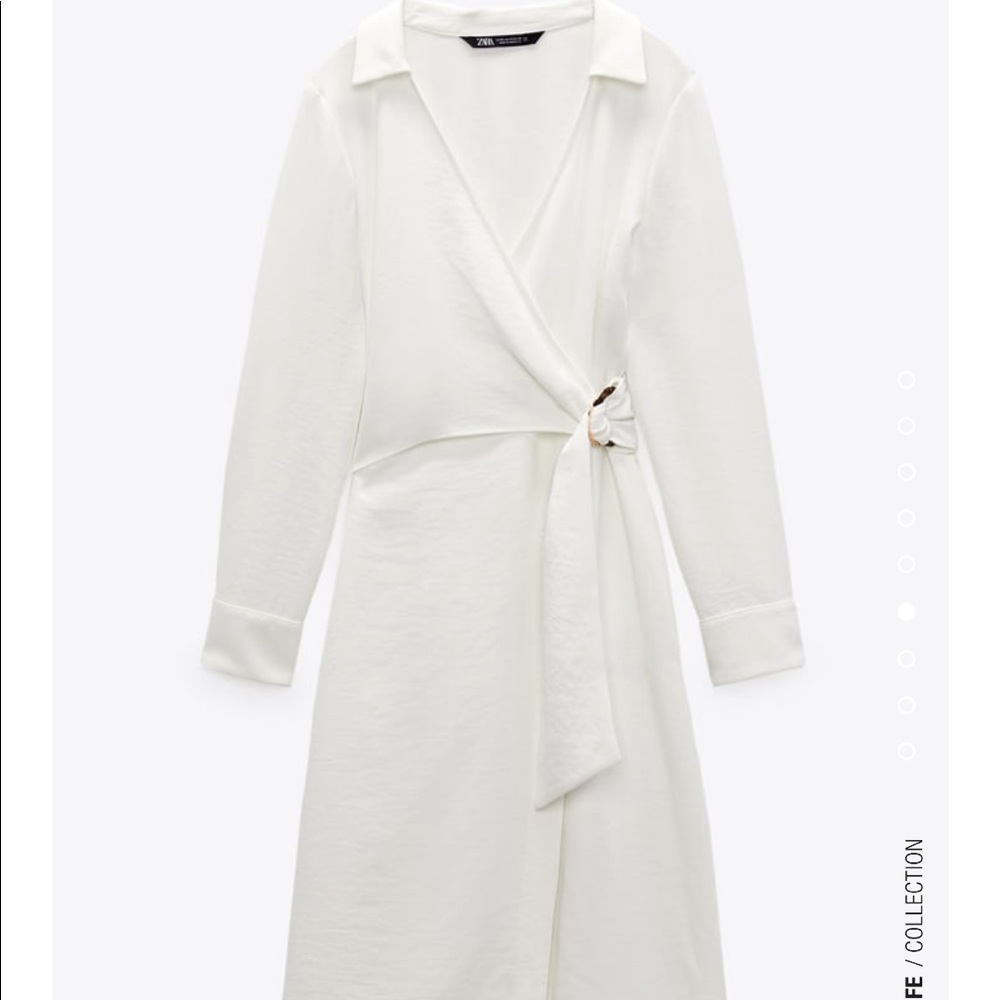 Zara Buckle Midi Dress